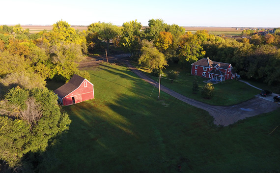 yard around farm